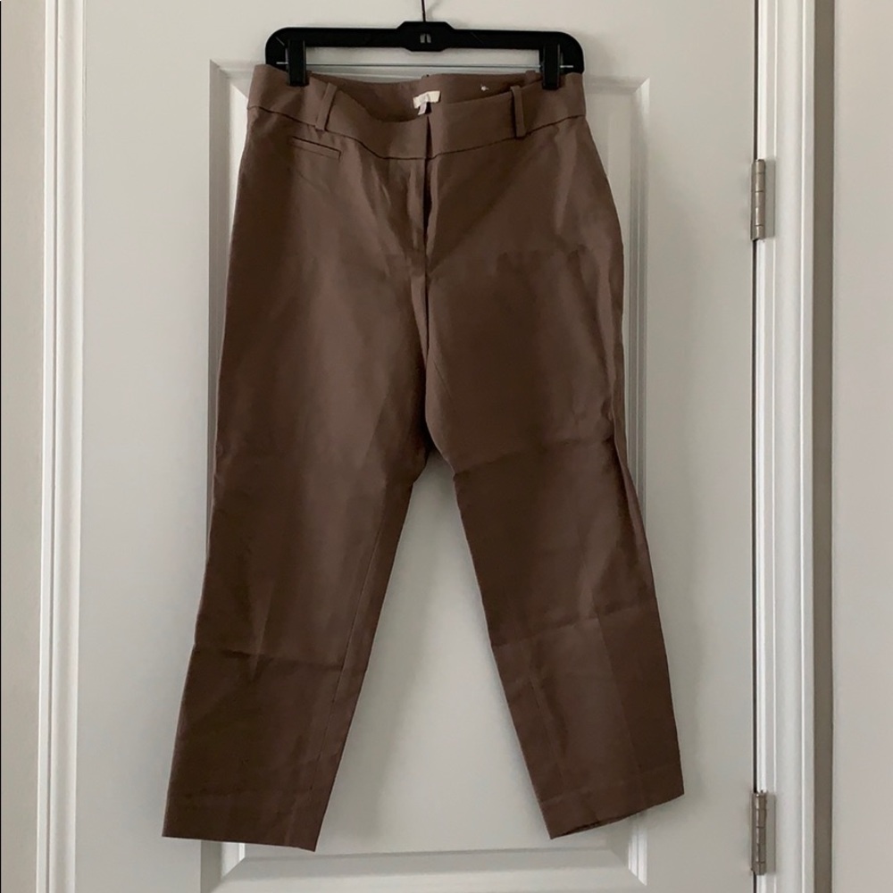Ann Taylor Loft 8P taupe ankle pants